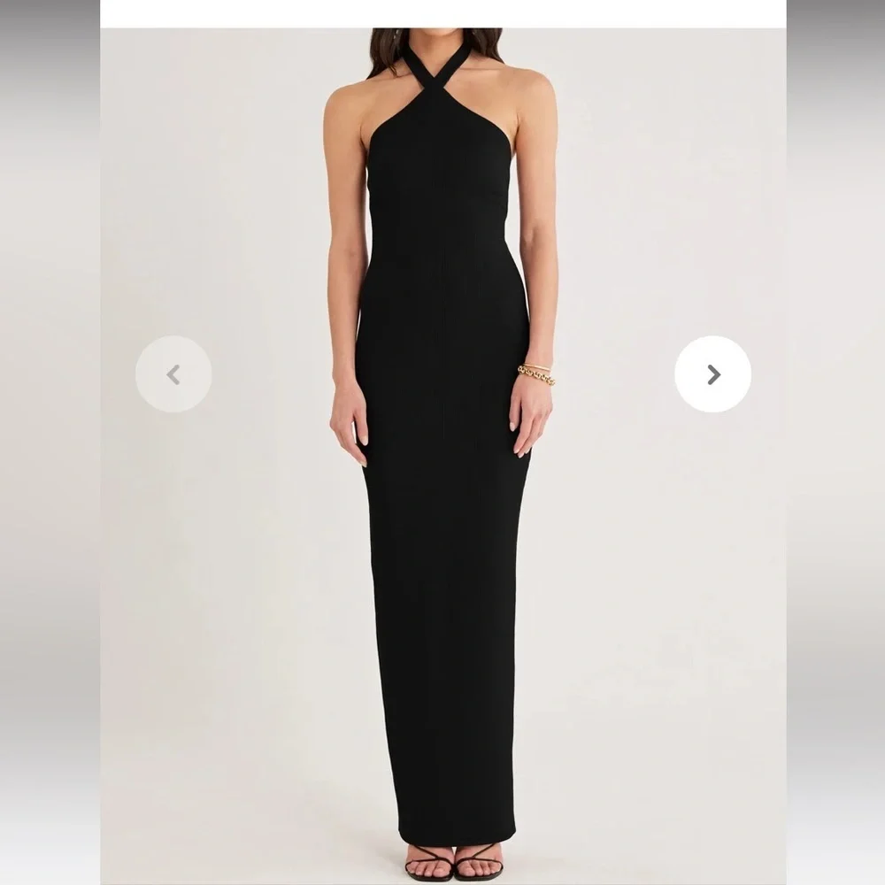 Rumer The Label Lotte X Maxi Black Small NWT - Picture 1 of 7